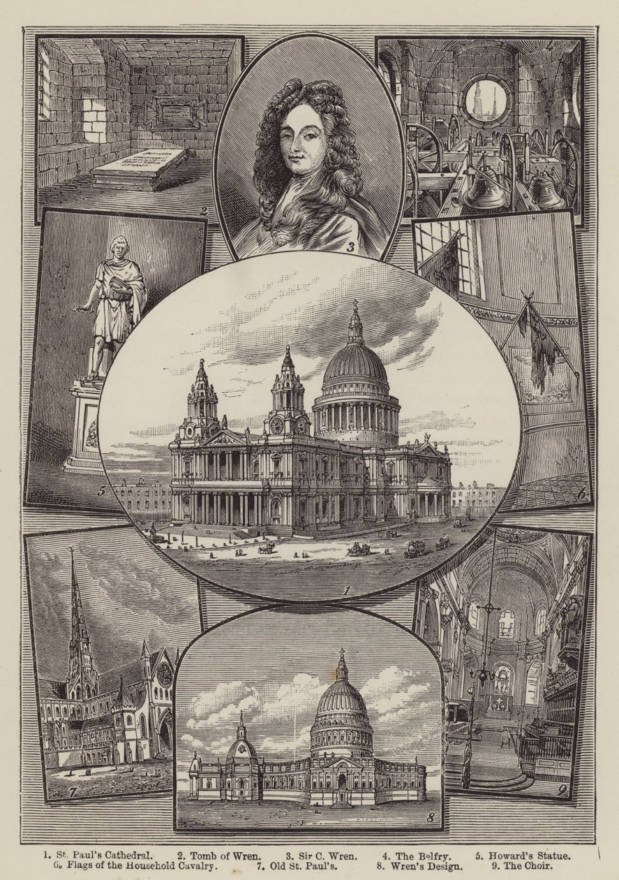 Catedral de São Paulo (gravura) de English School