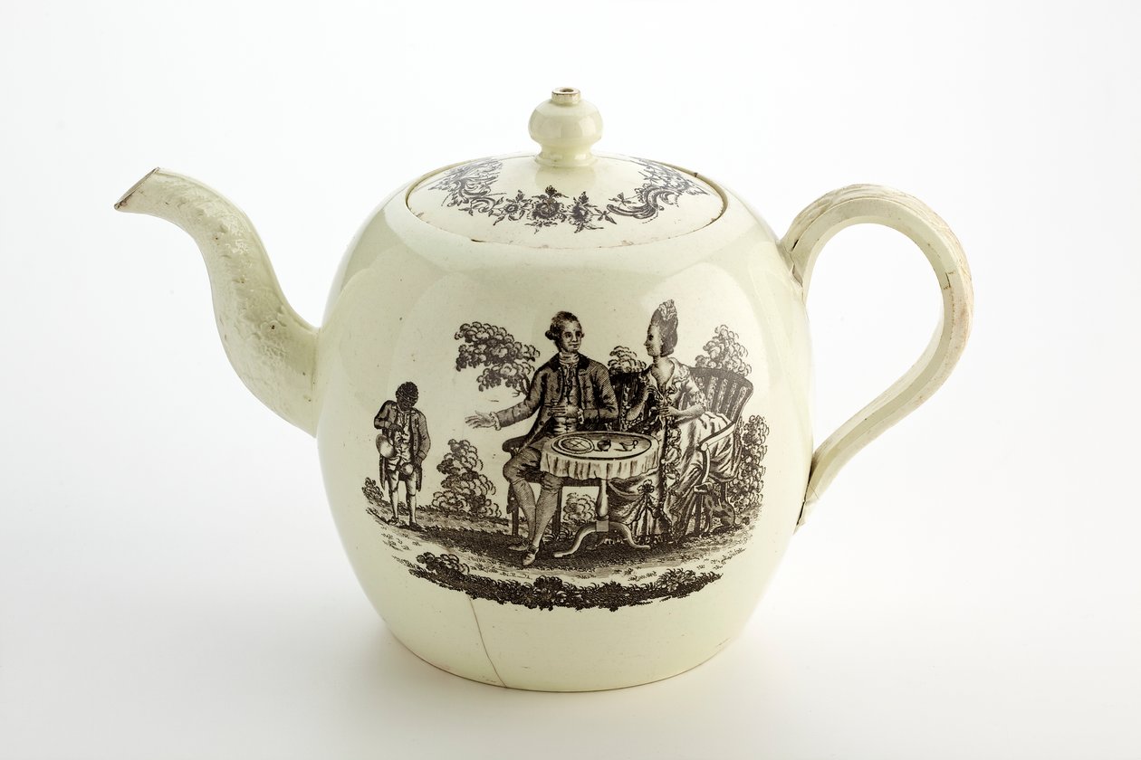 Bule Staffordshire Wedgwood, c.1775-85 (cremes) de English School