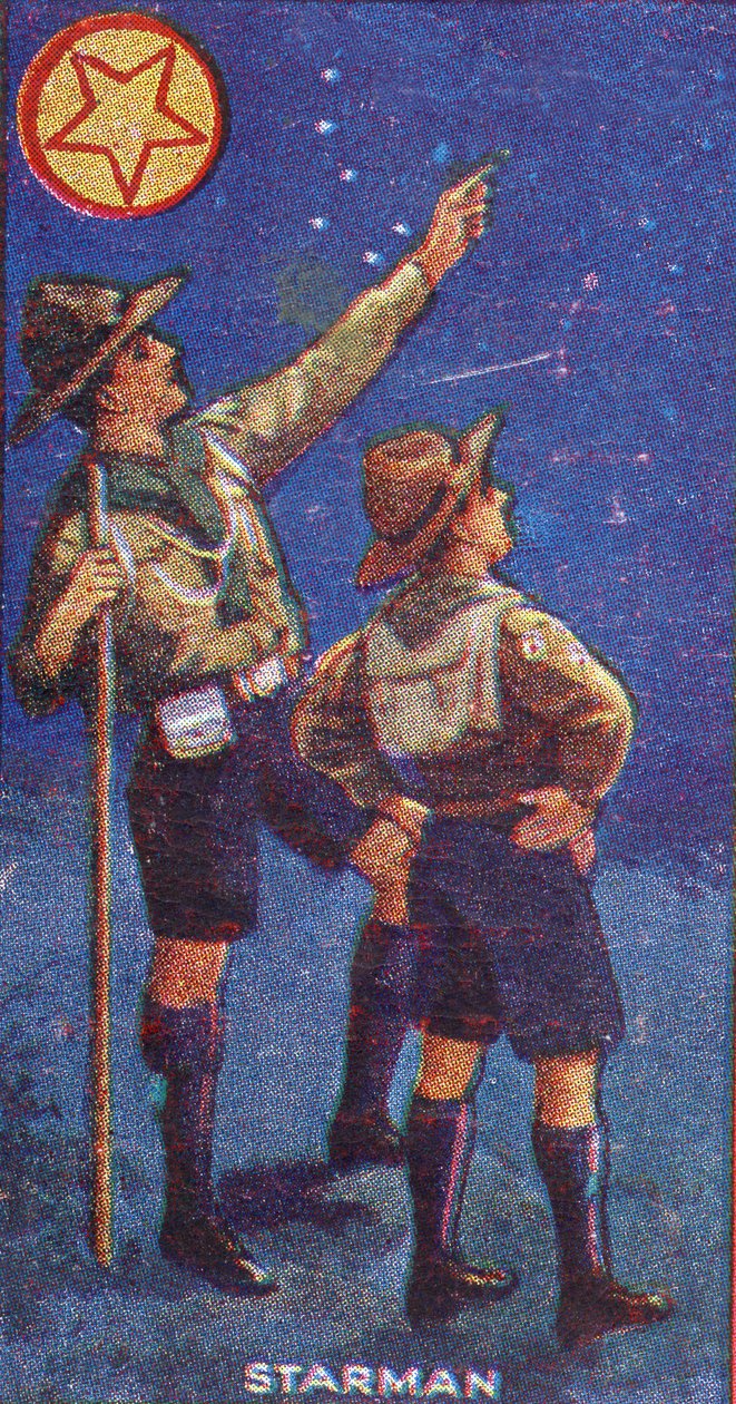 Starman Scout Badge, 1923 de English School