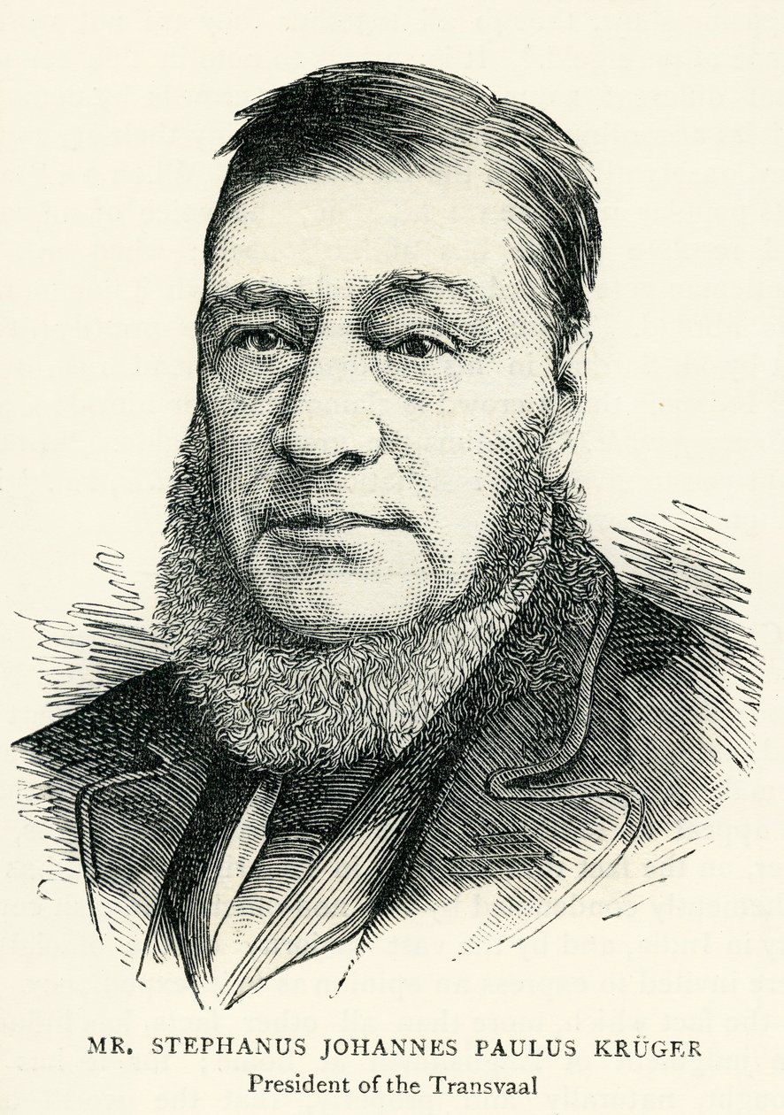 Stephanus Johannes Paulus Kruger (1825-1904) Ilustração para O Gráfico de English School