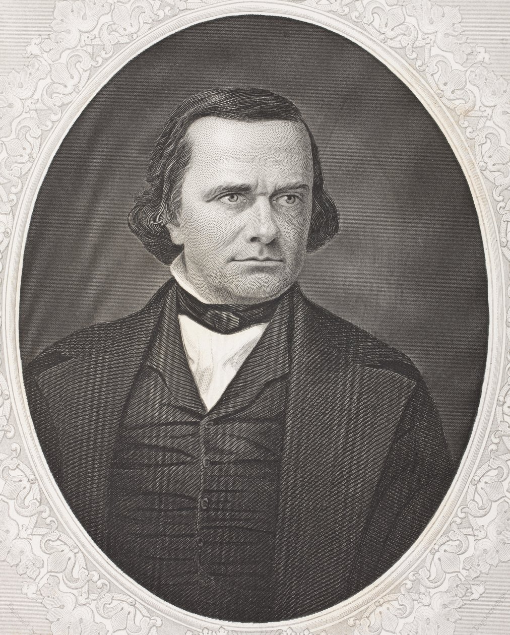 Stephen Arnold Douglas, da &39;Galeria de Retratos Históricos&39;, publicado em 1880 de English School