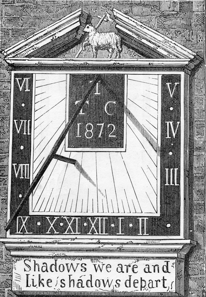 Sun-dial em Middle Temple de English School