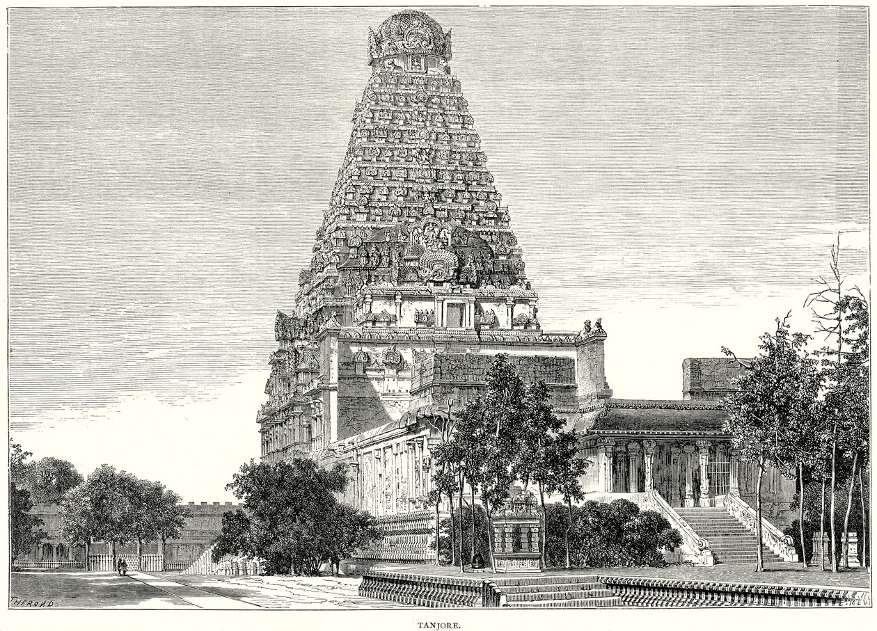 Tanjore (gravura) de English School