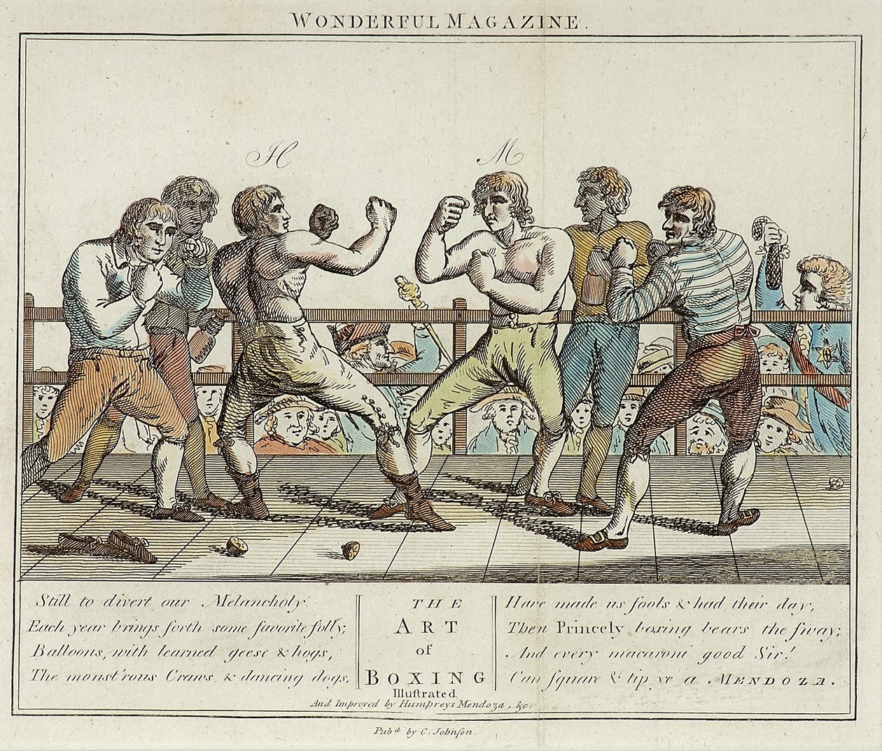 A Arte do Boxe (cor litho) de English School