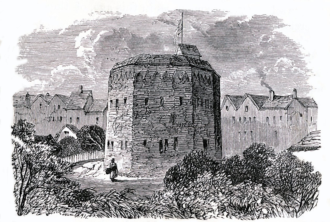 The Beargarden, Southwark, Londres (litho) de English School