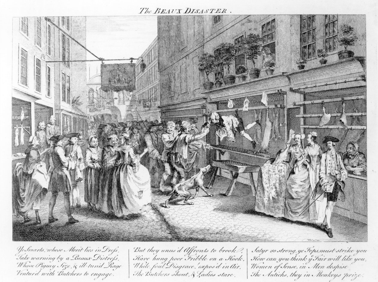 O desastre de Beaux, 1747 de English School