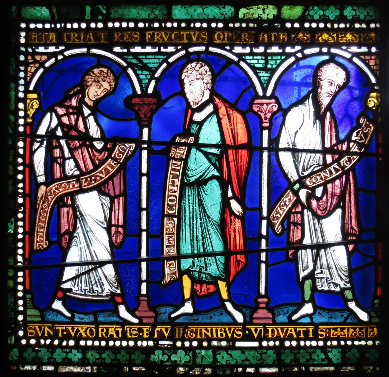 Os Estados Abençoados, Canterbury Cathderal (vidro manchado) de English School