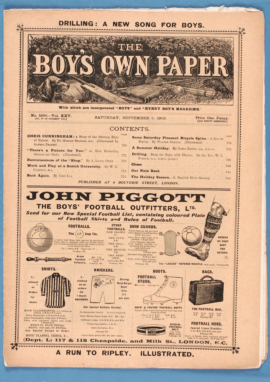 The Boys Own Paper, 1903 (impresso) de English School
