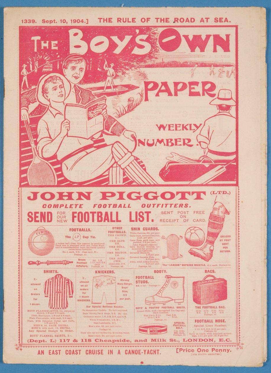 The Boys Own Paper, 1904 (versão impressa) de English School