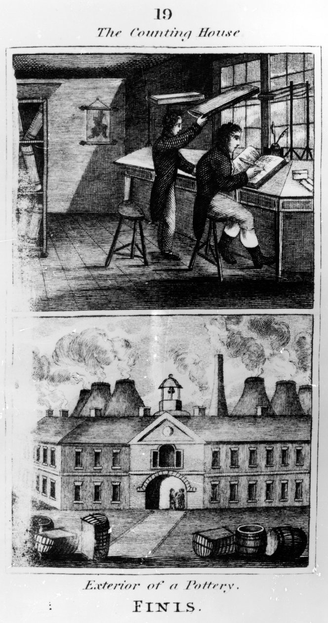 A casa de contagem, 1827 de English School