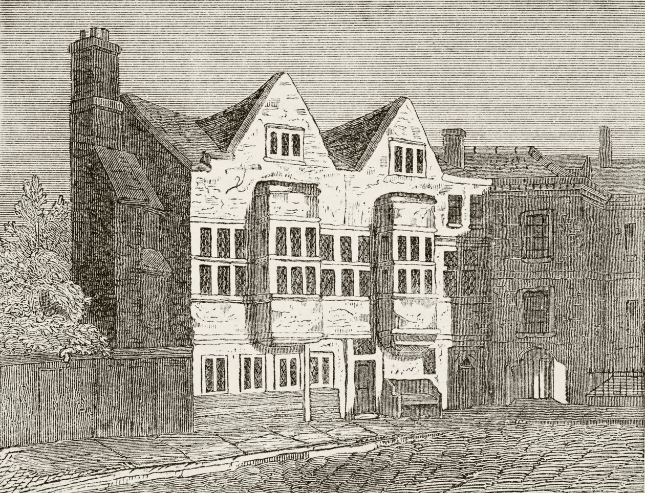 O Tribunal de Star Chamber, Westminster, de "A História Nacional e Nacional da Inglaterra" por William Hickman Smith Aubrey (1858-1916) publicou Londres, c.1890 de English School