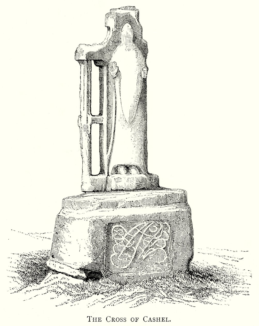 A Cruz de Cashel (gravura) de English School