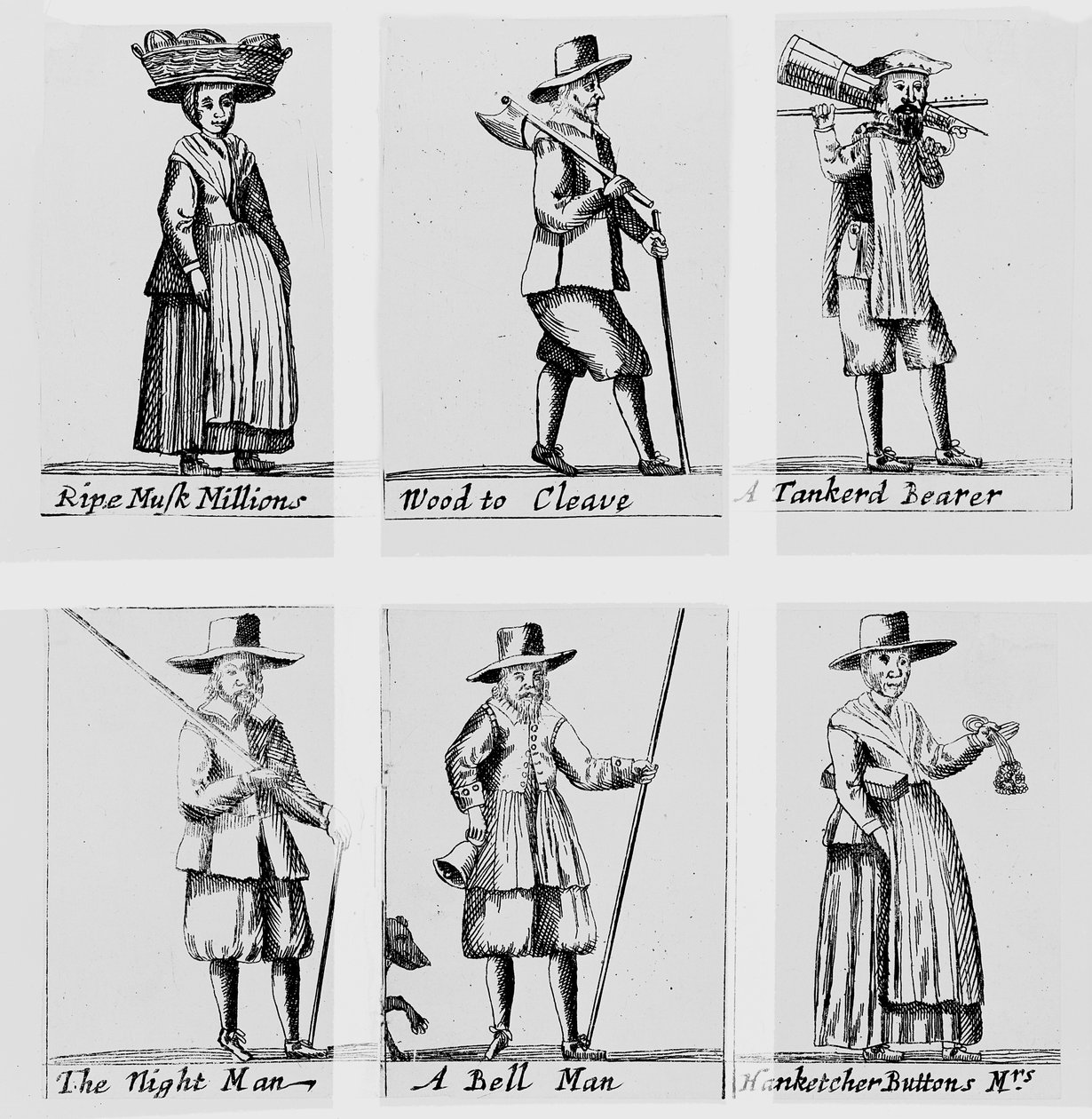 Os gritos de Londres, 1655 de English School