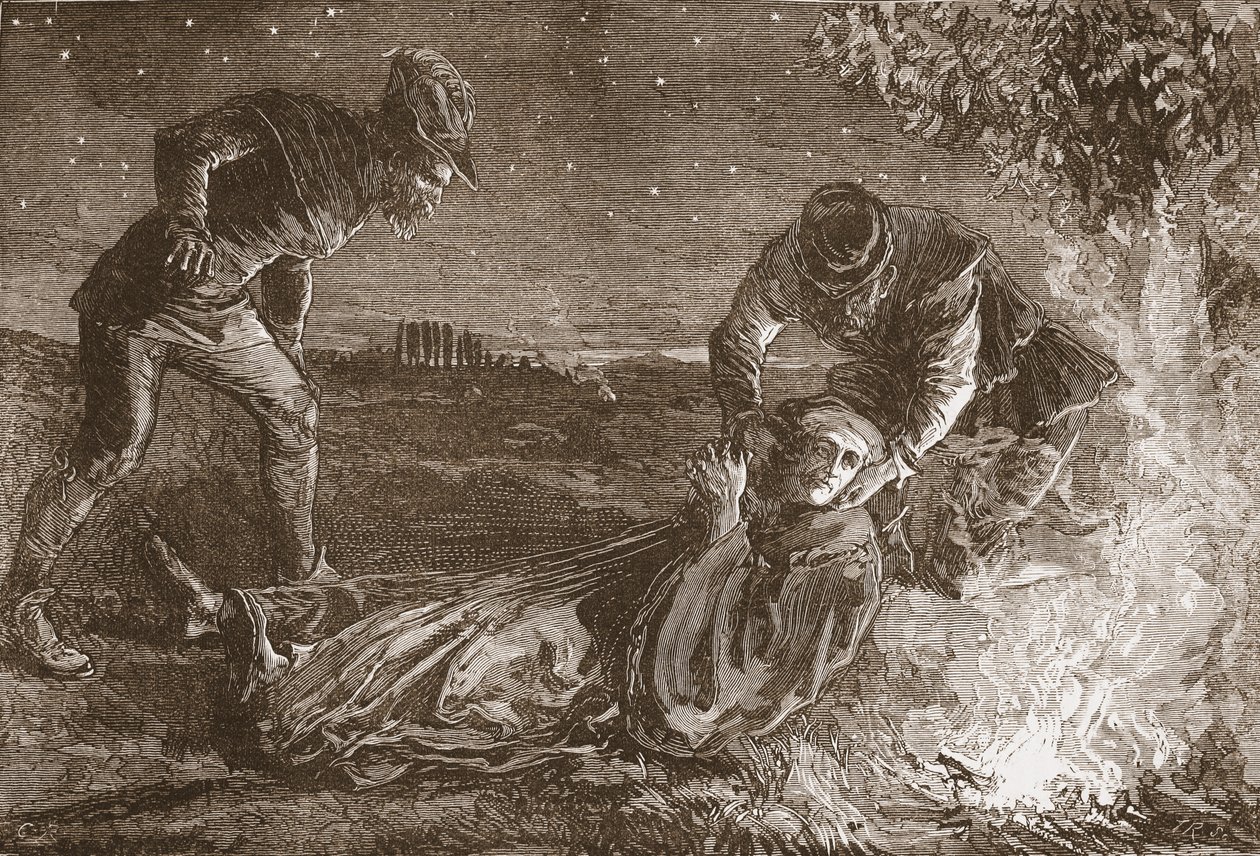 The Death of Zwingle, ilustração de 
