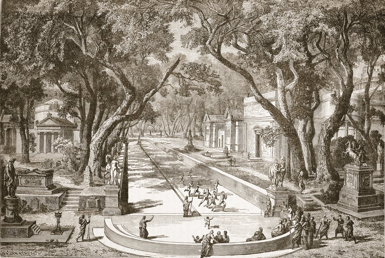 O Dromos em Esparta, restaurado de English School