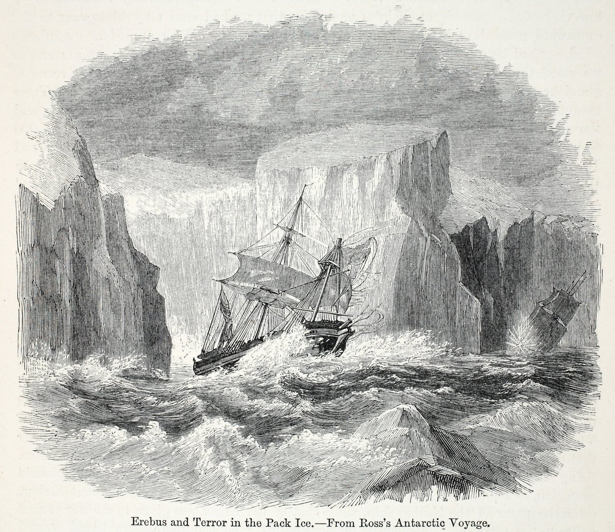 O Erebus e o Terror Entre Icebergs de English School