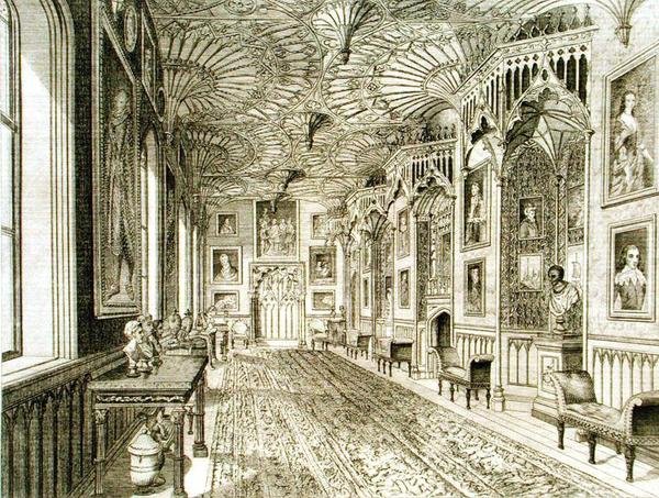 A Galeria, gravada por T. Morris, de 