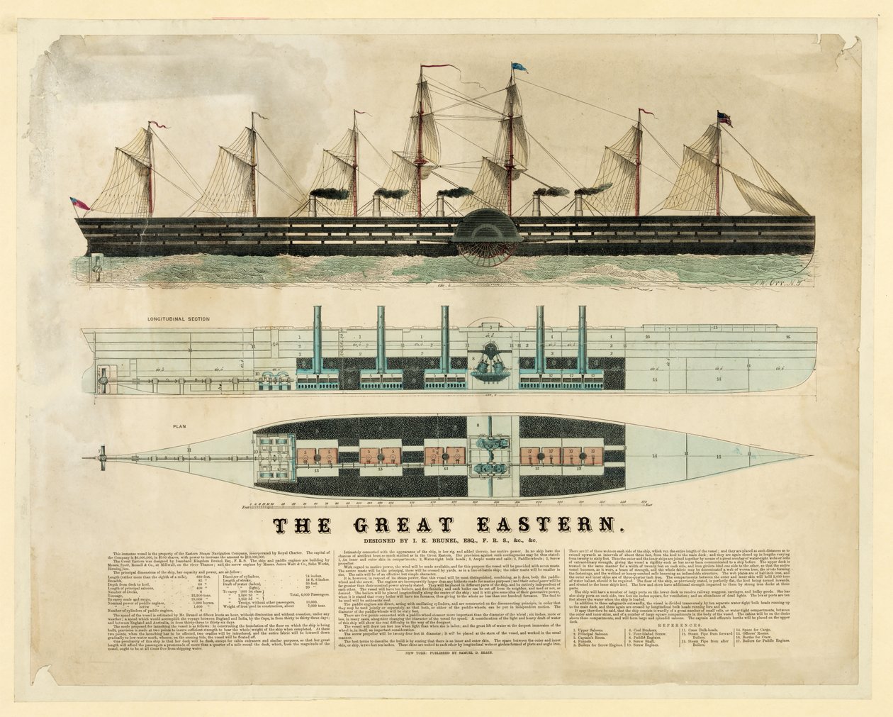 O Grande Oriente, pub. C. 1859 (gravura a cores) de English School