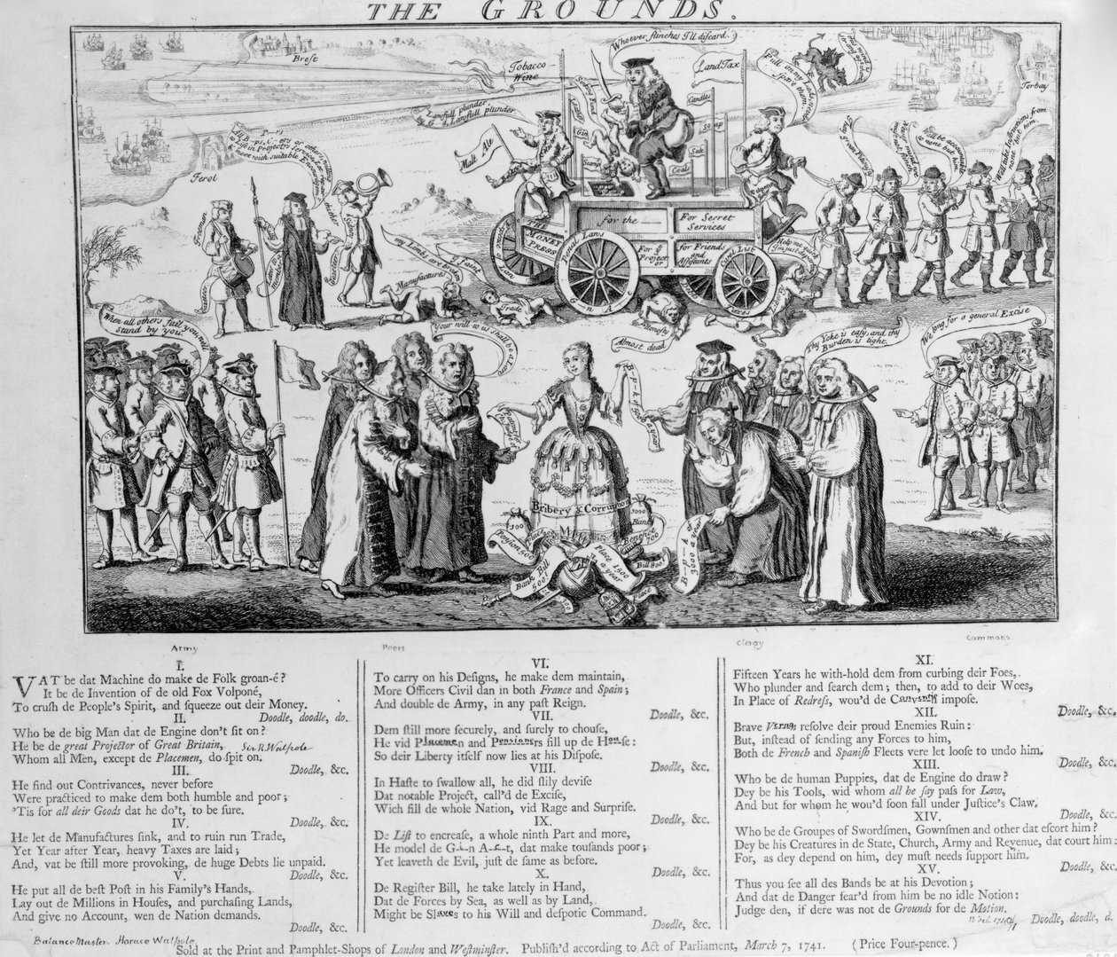 Os motivos, 1741 de English School