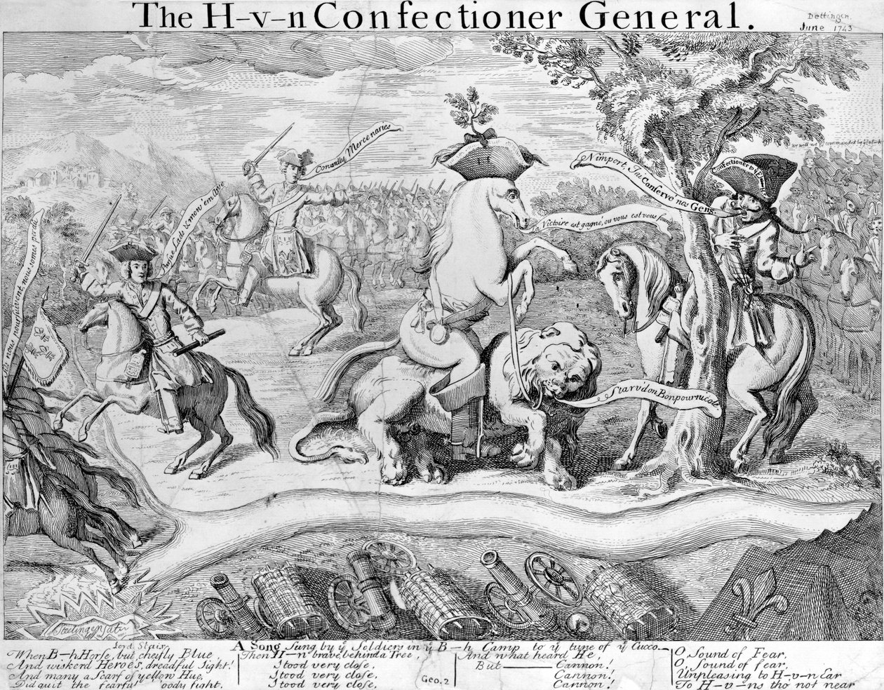 O confeiteiro geral H-V-N, c.1743 de English School