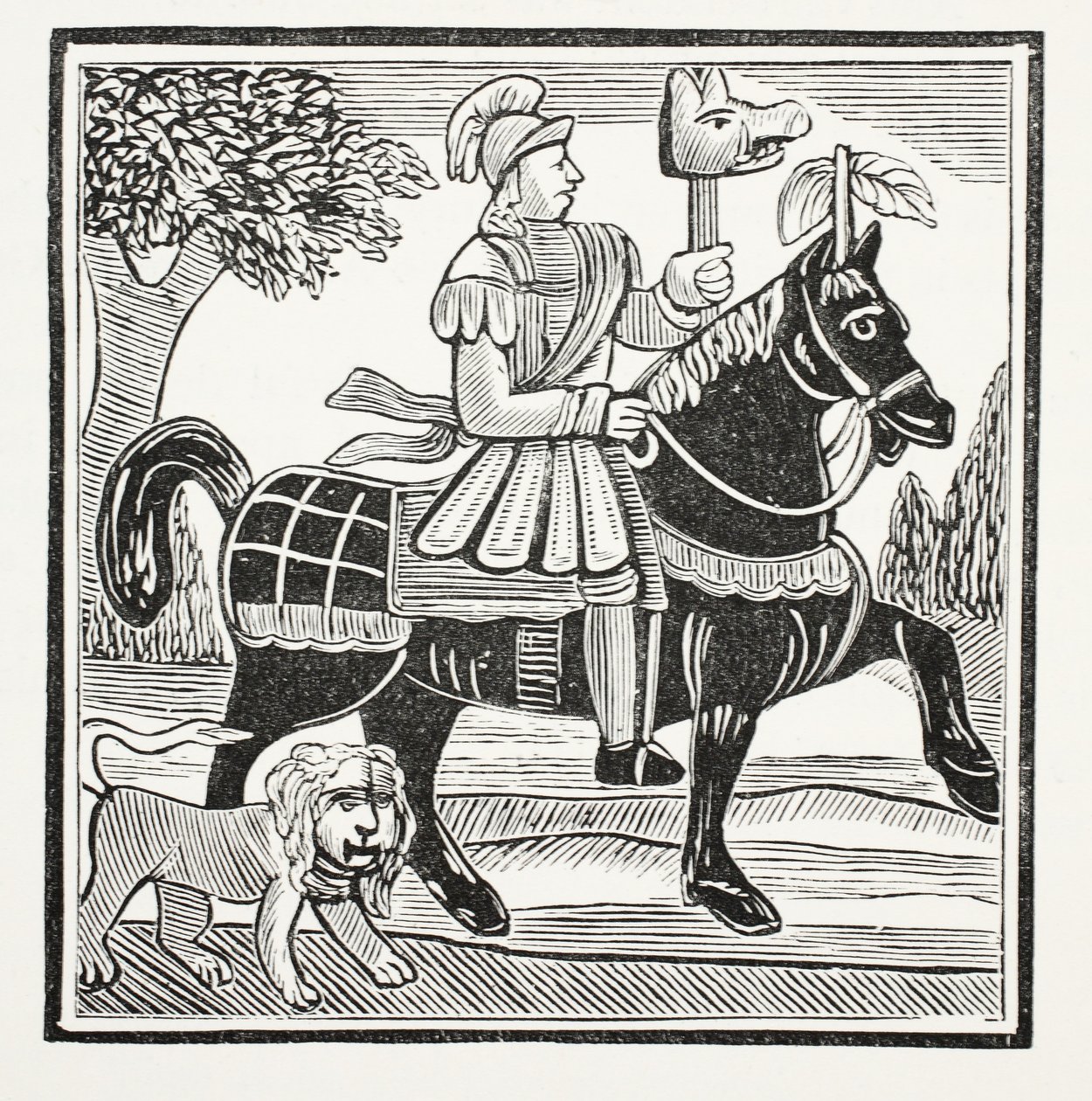 A história do indivíduo, conde de Warwick, ilustração dos Chapu-livros do século XVIII por John Ashton, bar. 1882 de English School