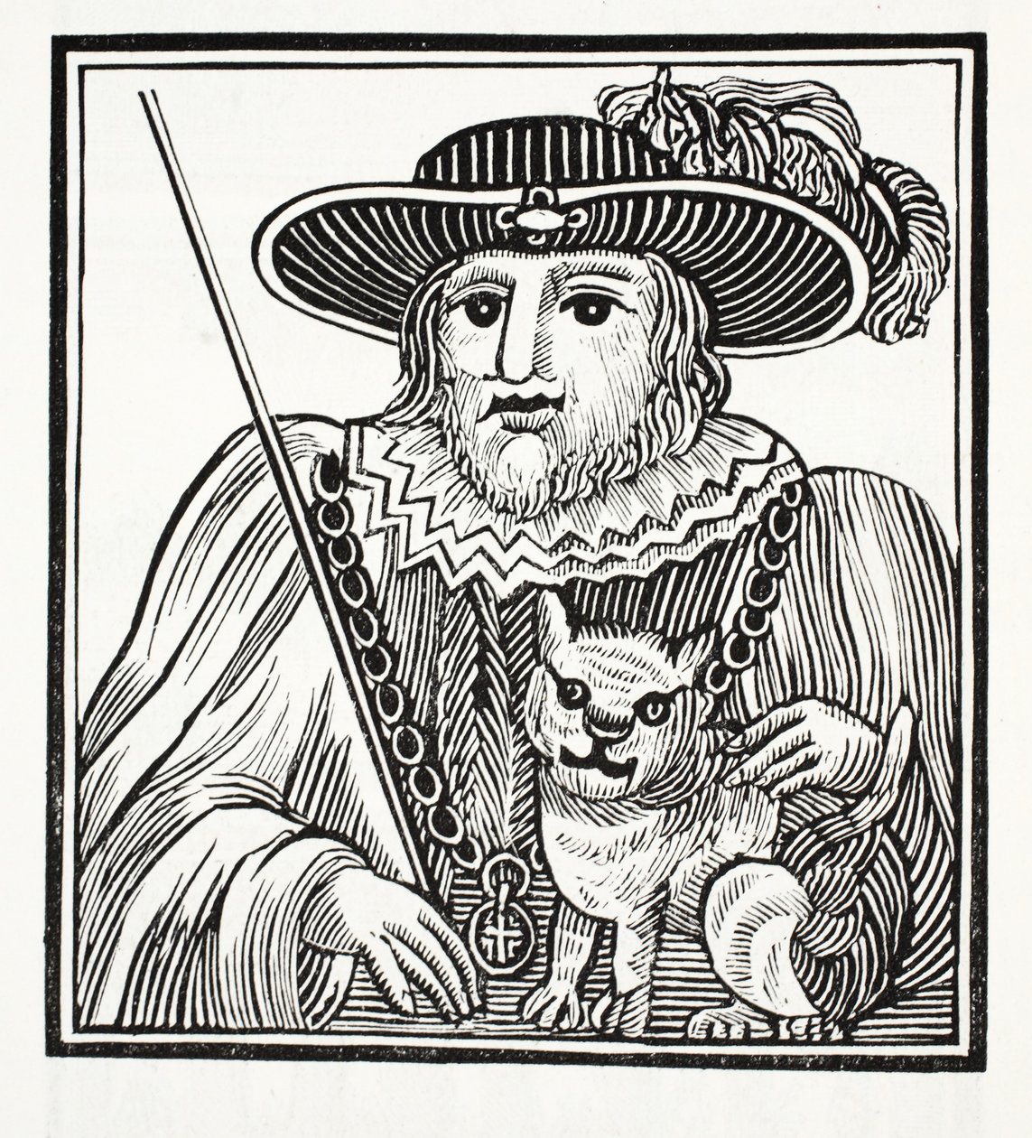A história do senhor Richard Whittington, três vezes senhor prefeito de Londres, ilustração dos Chapu-livros do século XVIII por John Ashton, bar. 1882 de English School