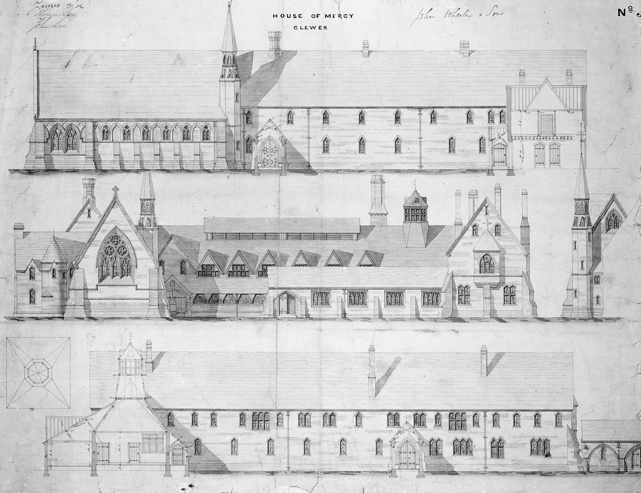 A Casa da Misericórdia, Clewer, c.1853 de English School