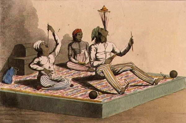 The Indian Jugglers, outubro de 1813, do 