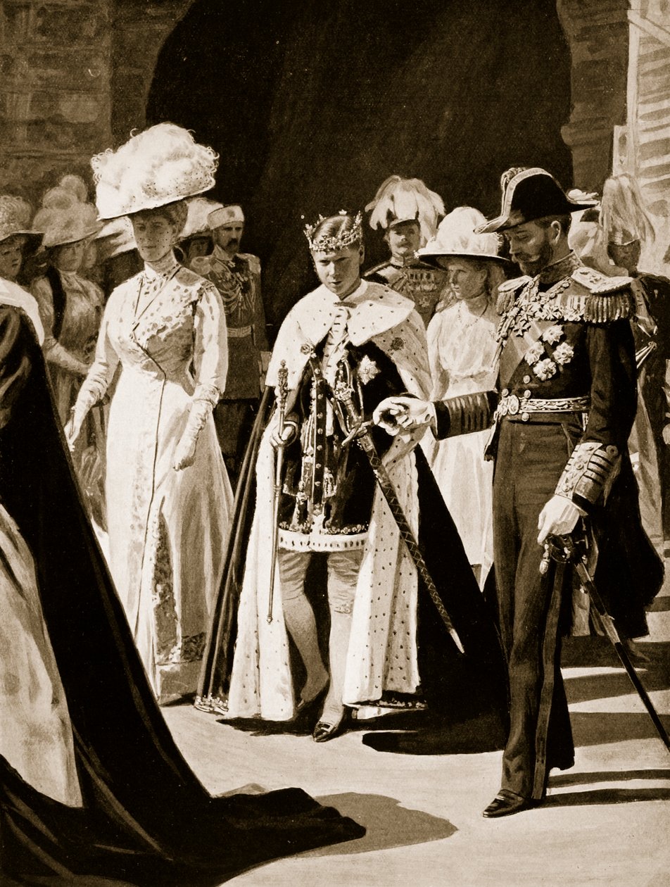A Investidura do Príncipe de Gales, 1911 l de English School