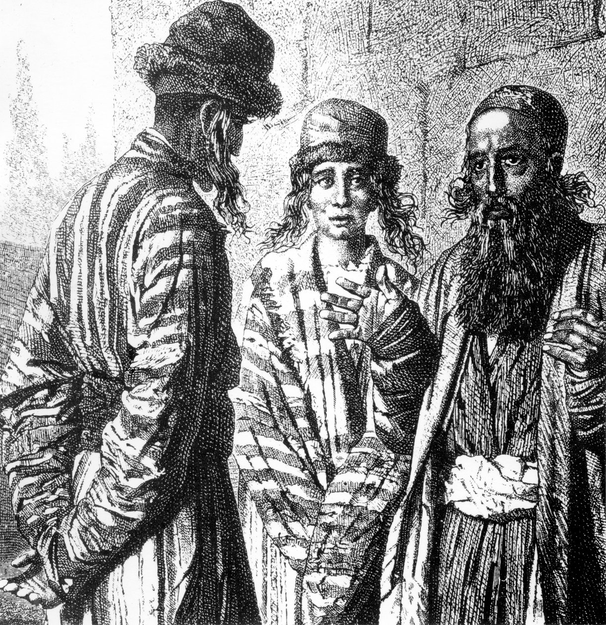Os judeus de Tashkent do mundo em suas mãos, 1878 de English School