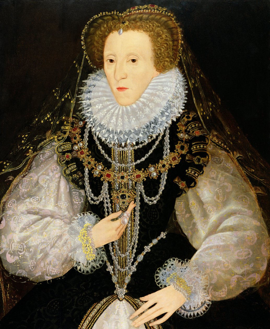O retrato de Kitchener da rainha Elizabeth I (1533-1603) c.1550 de English School