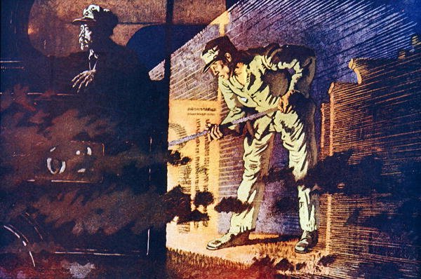 O L.M.S.R. Night Mail, ilustração de 