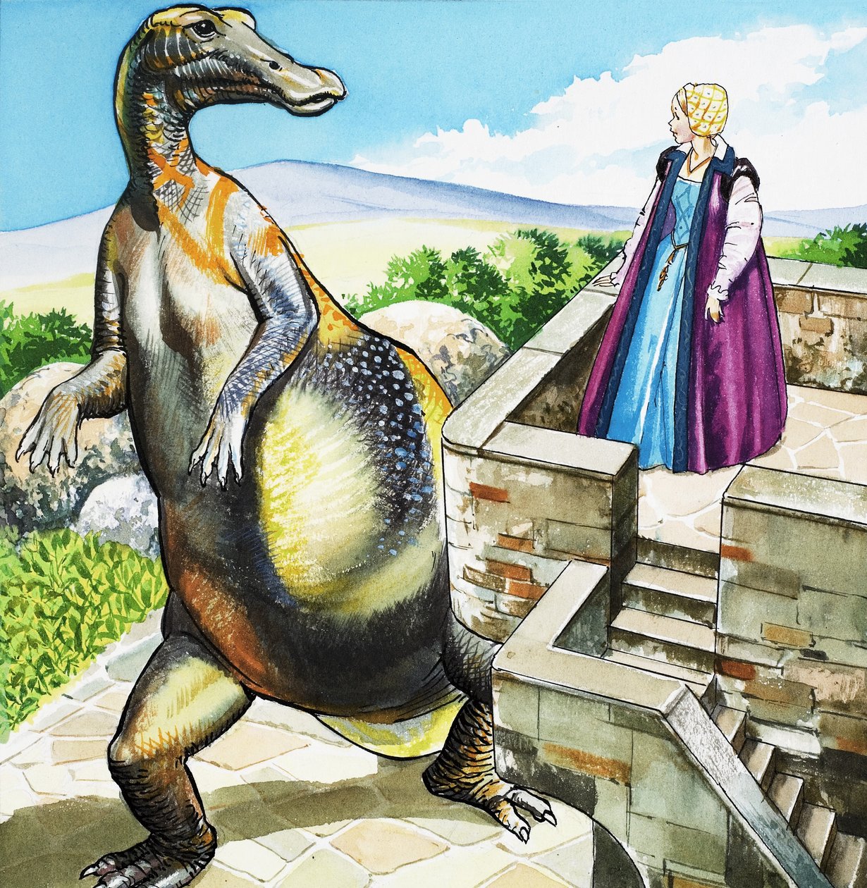 A Dama e o Dragão de English School