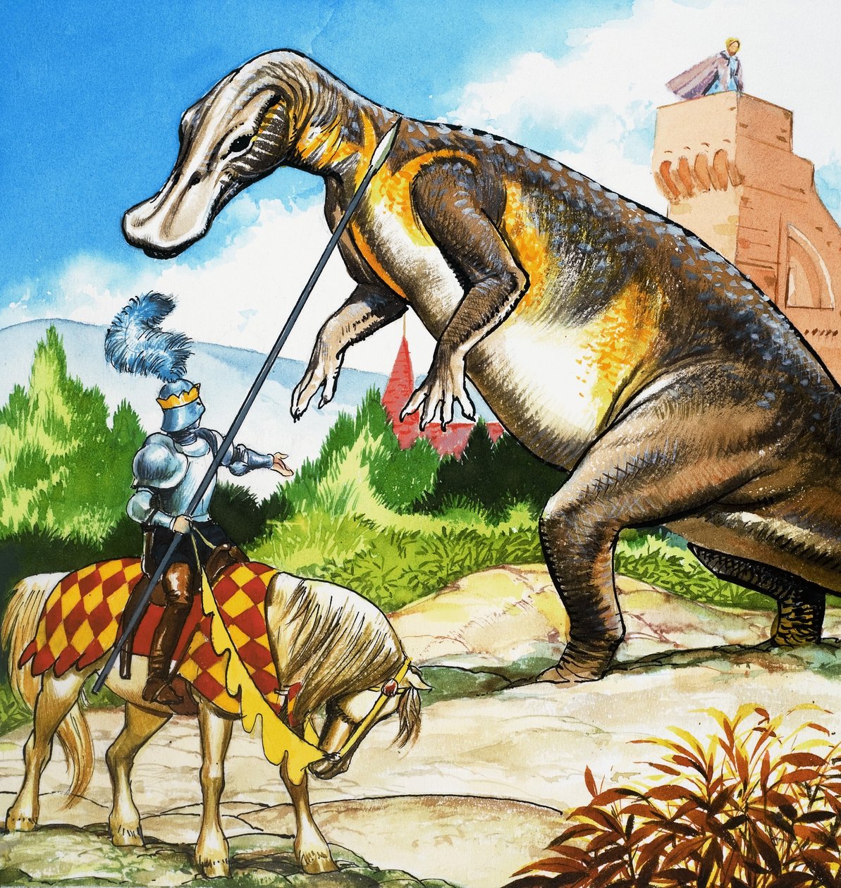 A Dama e o Dragão de English School