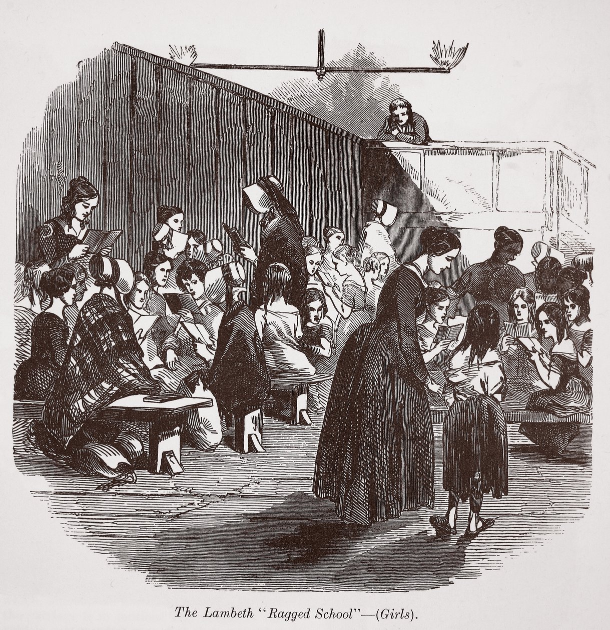 A Lambeth Ragged School (meninas) de English School