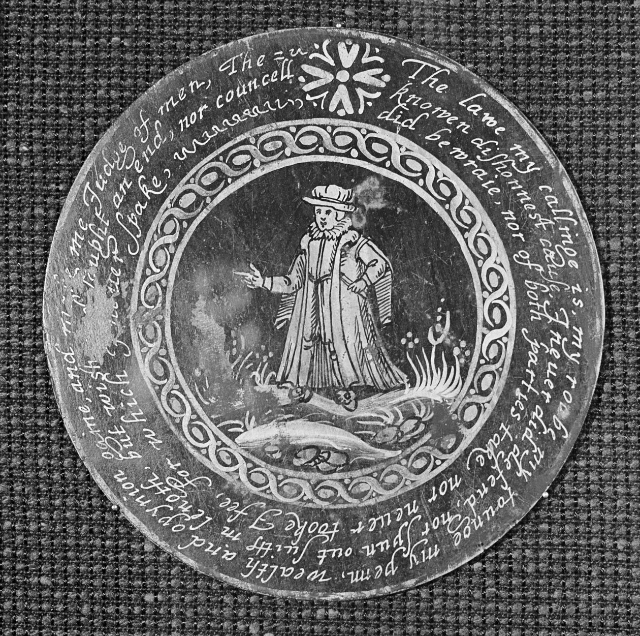 O advogado, de um conjunto de trincheiras chamado "As Doze Maravilhas do Mundo", feito por Thomas Sackville, 1º Conde de Dorset, c.1600 (faia) (ver também 5975, 5974 e 5973) de English School