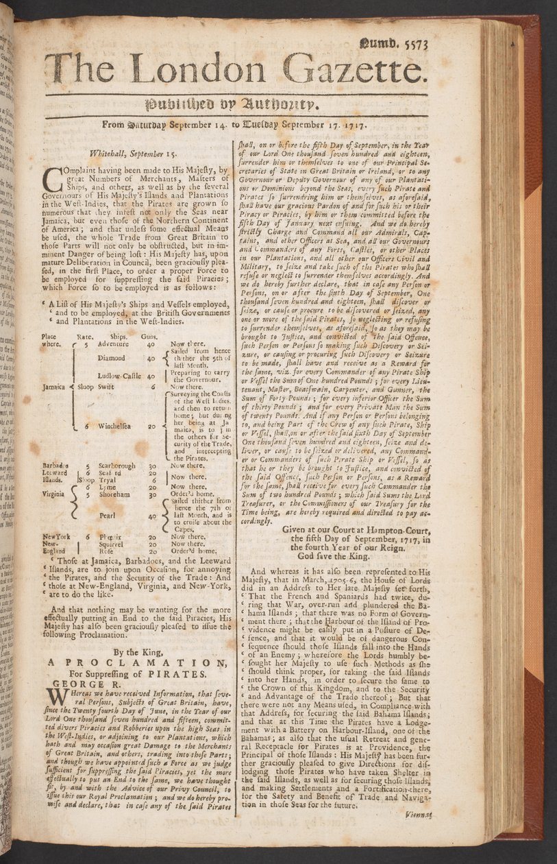 The London Gazette, edição 5573, página 1 de English School