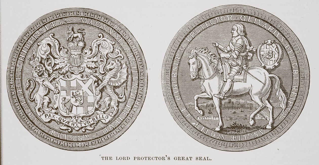 O Grande Selo do Lord Protectors de English School