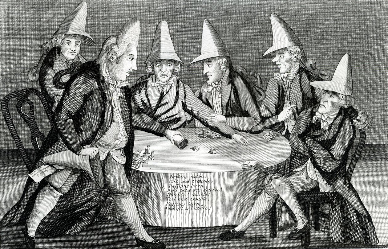O Caldeirão de Macarrão, publicado por M. Darly, 1772 (mezzotint) de English School