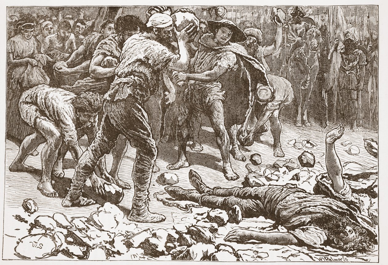 O Martírio de Constantino de Samosata, ilustração de 