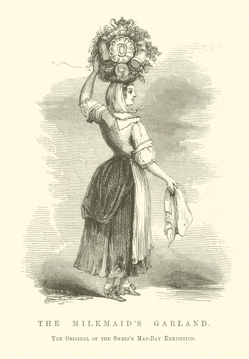 A grinalda da leiteira (gravura) de English School