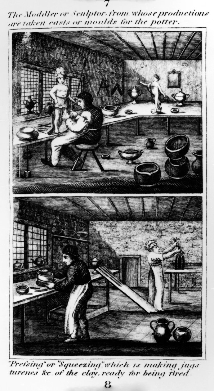 O modulador ou escultor, 1827 de English School