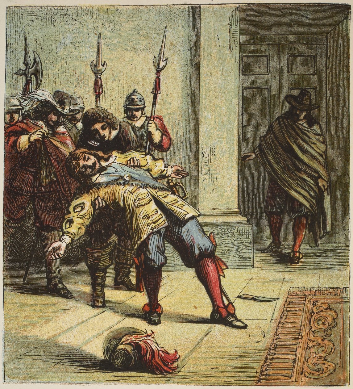 O assassinato de Buckingham, pub. 1890 de English School