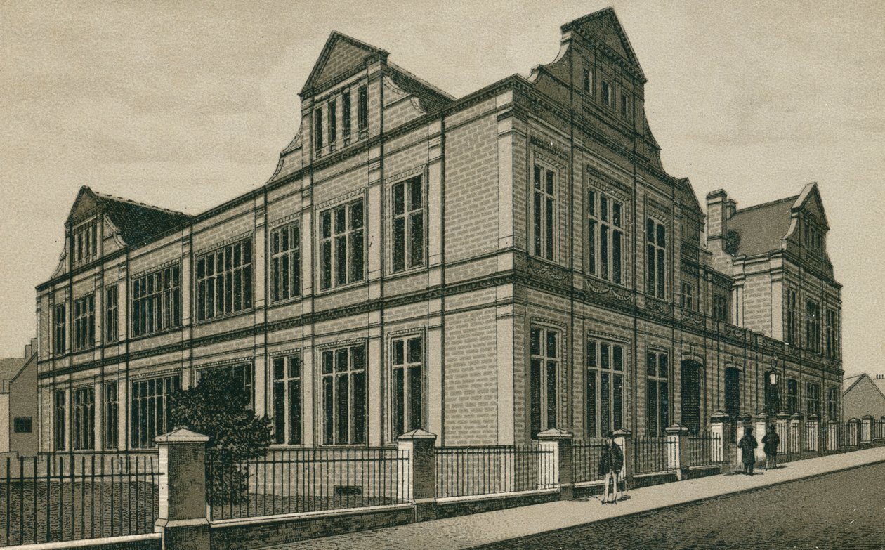 O Museu, Ipswich (litografia) de English School