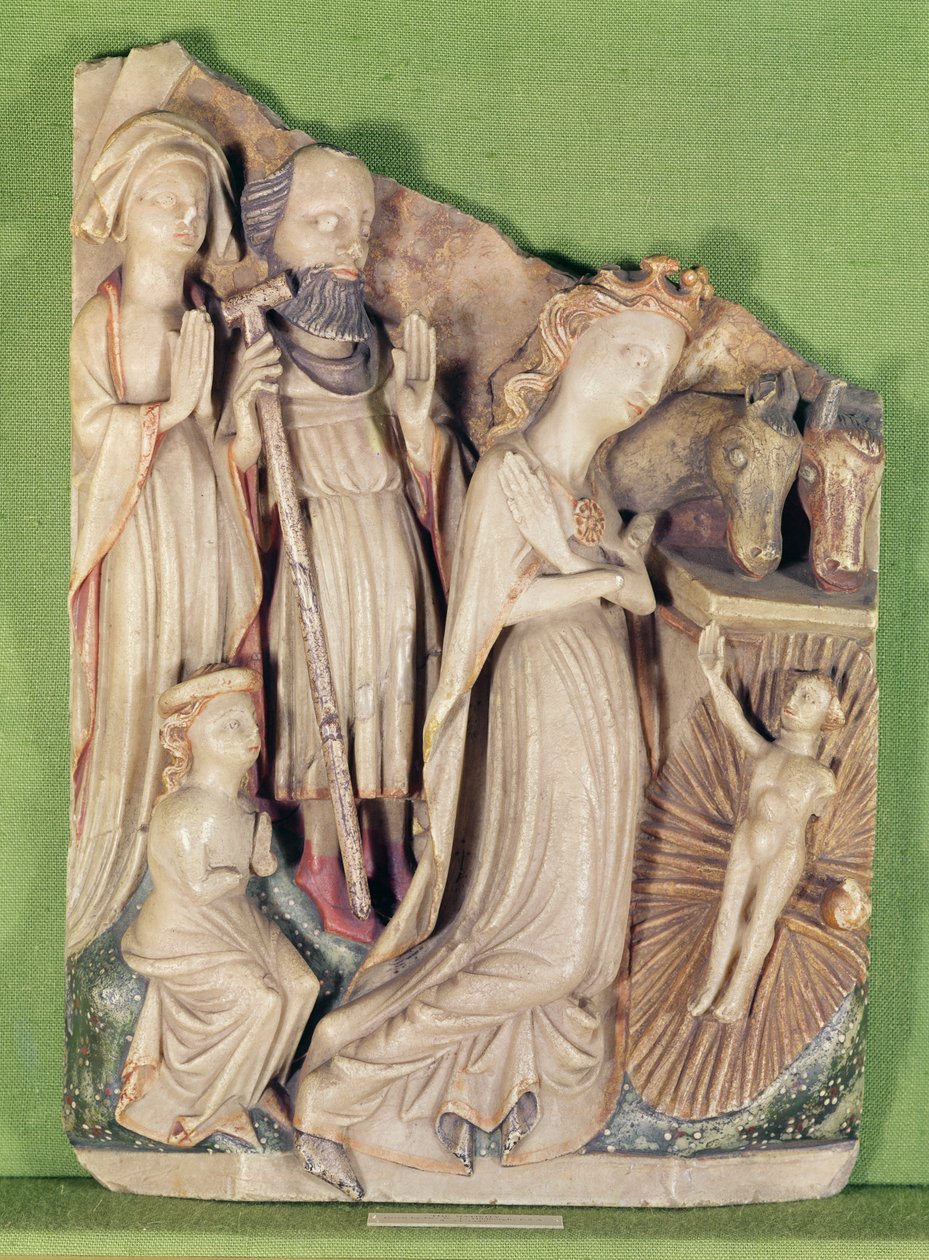 A Natividade, c.1470-90 (alabastro) de English School
