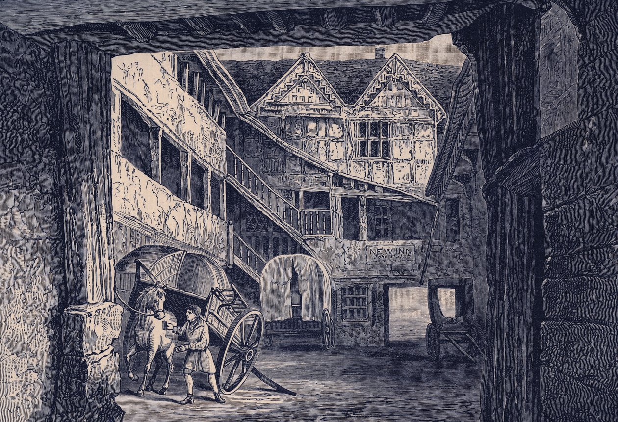 The New Inn, Gloucester, ilustração de 
