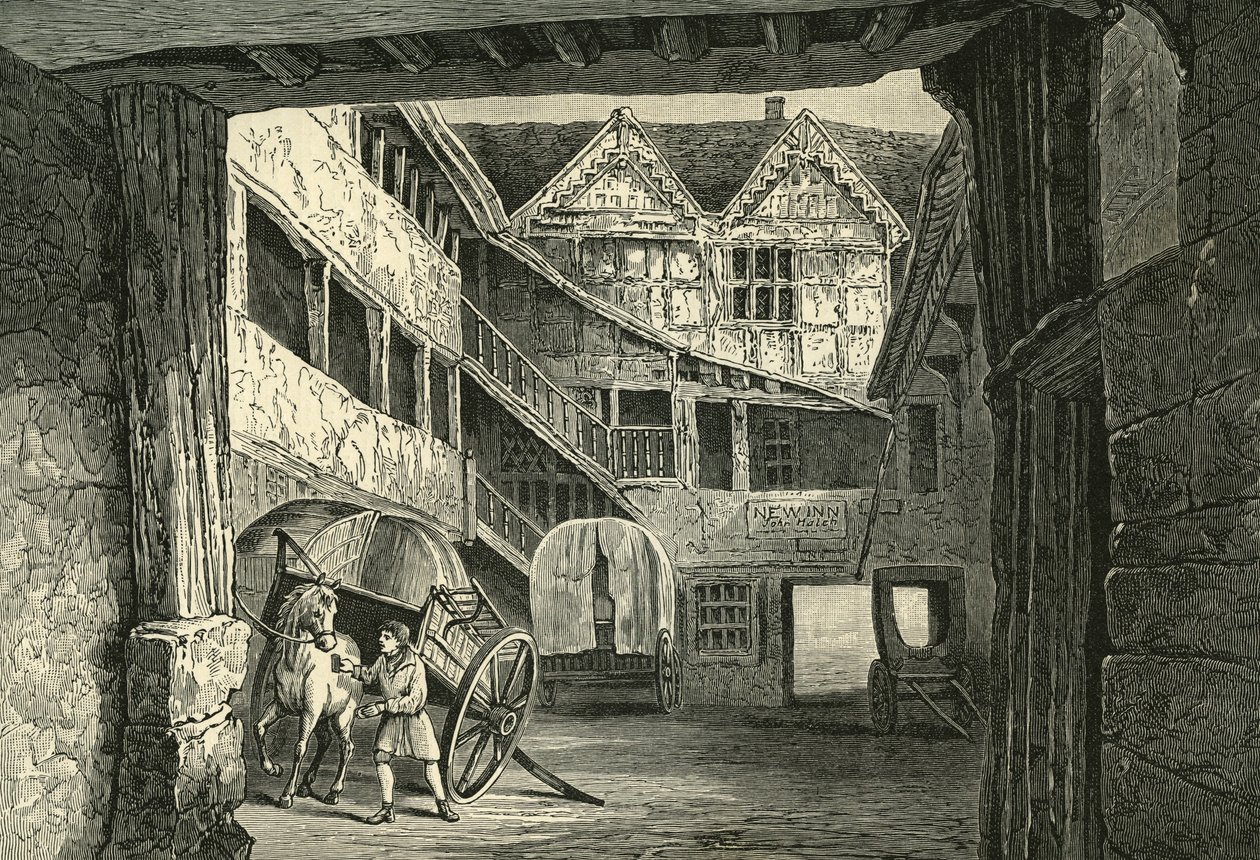 The New Inn, Gloucester, ilustração de 