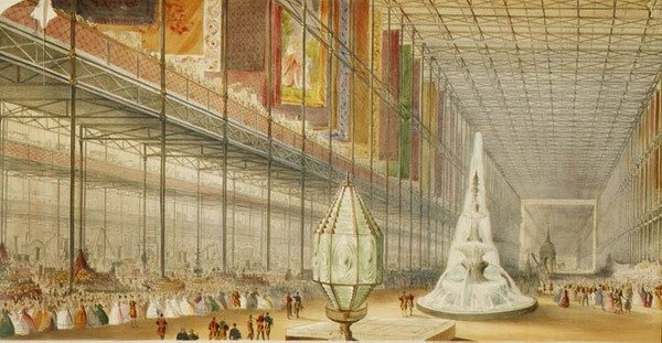 A Abertura da Exposição Industrial de todas as Nações de English School