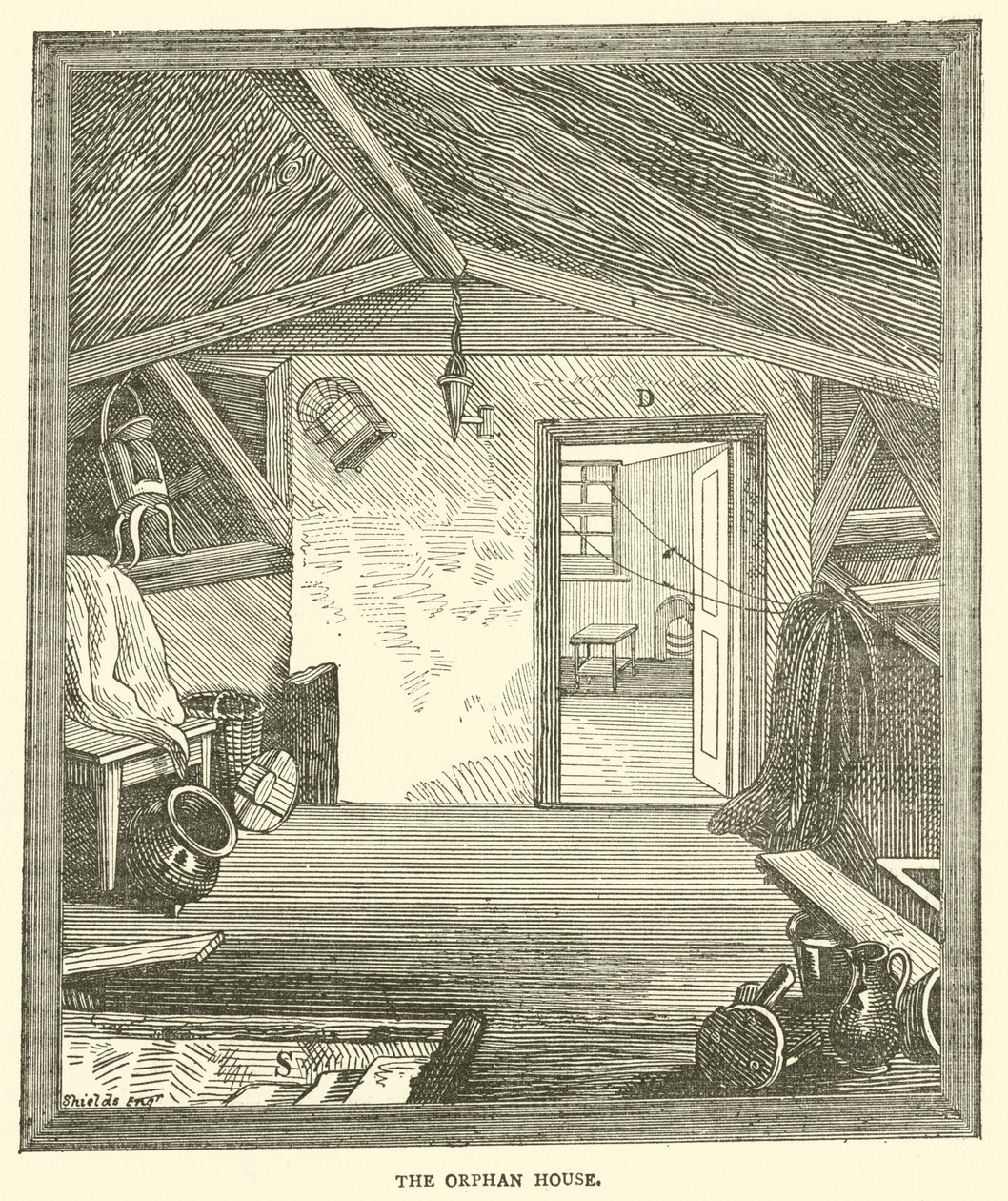 A Casa dos Órfãos (gravura) de English School