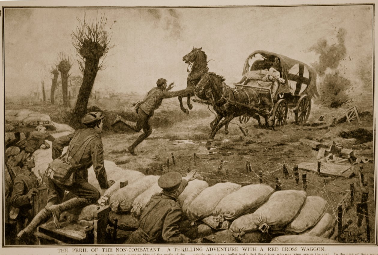 O Perigo do Não-Combatente, Uma emocionante aventura com um Vagão da Cruz Vermelha, 1914-19 de English School